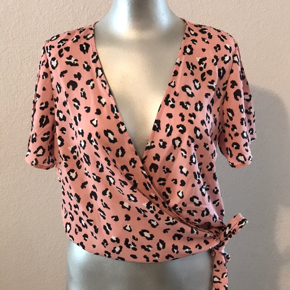 Cheetah Print Juniors Top